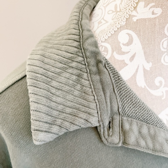 Aerie Oversized Button-Up Lumberjane Collared Sweatshirt – Women’s Size M - Picture 5 of 8